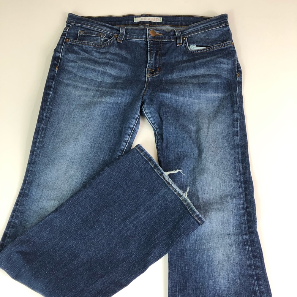 J Brand Bailey Boot Leg Jeans in Mayflower Sz 30 - Picture 2 of 8